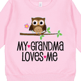 thumbnail image 3 of Inktastic Grandma Loves Me Girls Owl Toddler Sweatshirt, 3 of 4