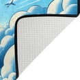 thumbnail image 4 of Airplanes Flying Area Floor Mats Non-Slip Rugs Soft Doormat 31 x 20 inch Carpet for Living Dining Room Bedroom Decorative, 4 of 7