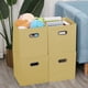 thumbnail image 4 of Caja de Almacenamiento de Tela Plegable con Tapa | Organizador de Tela de 28 X 28 X 28 Cm para Casa y Coche | Colores Azul, Rosa y Caqui | Cajón Plegable para Ropa y Juguetes, 4 of 6