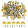 thumbnail image 1 of Uxcell 110 Pcs Ojetes con Arandelas 3/16" Kit de Grommets Amarillo, 1 of 7