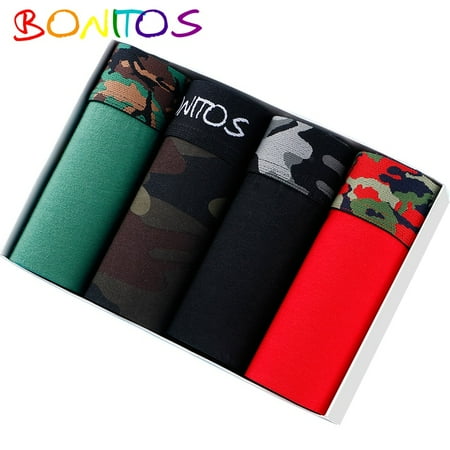 

4 Piece Boxer Men Underwear for Man Boxer Underwear Cotton Calecon Man Cotton Underpants Men Sexy Under Wear Underware
