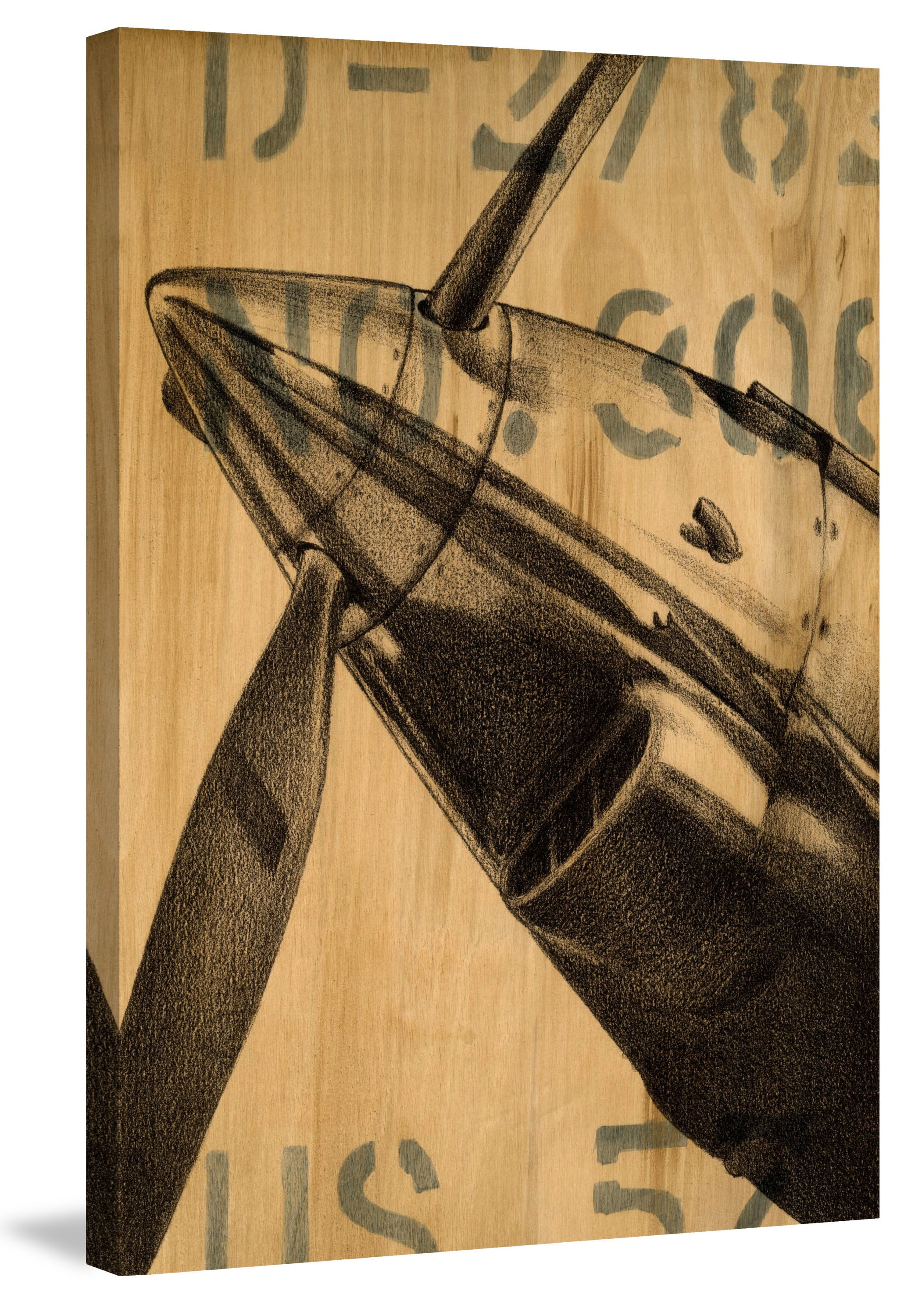 "Transcontinental II" Painting Print on Wrapped Canvas