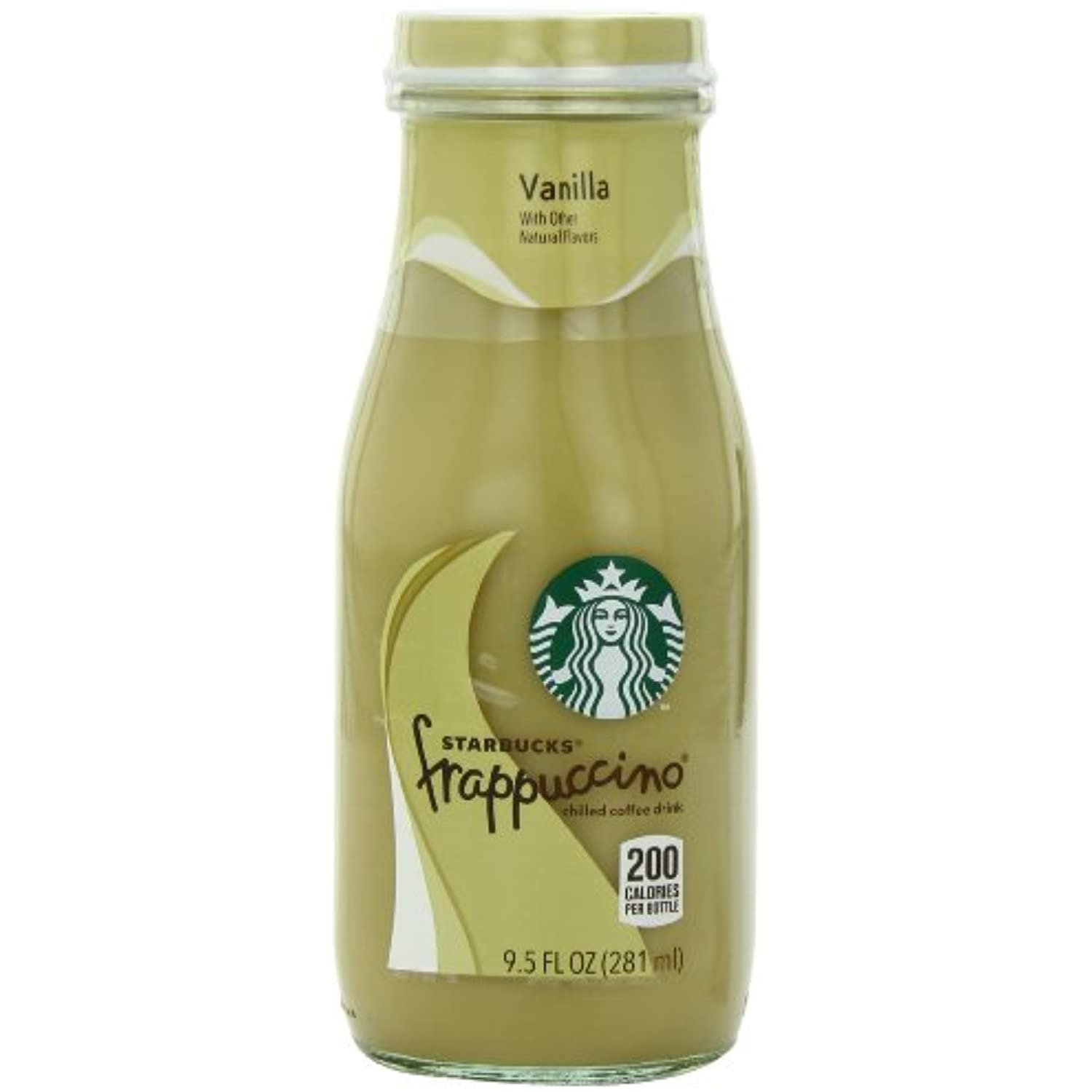 Starbucks Bottled Coffee Drink, Frappuccino Chilled With Natural
