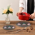 thumbnail image 7 of SKYSONIC Easter Gnomes Grey Pot Holders Trivets, 2 Pcs Heat Resistant Trivets,Egg Carrot Cotton Thread Weave Mats for Hot Pads Pans Pot Bowl Teapot for Kitchen Decor, 7 of 7