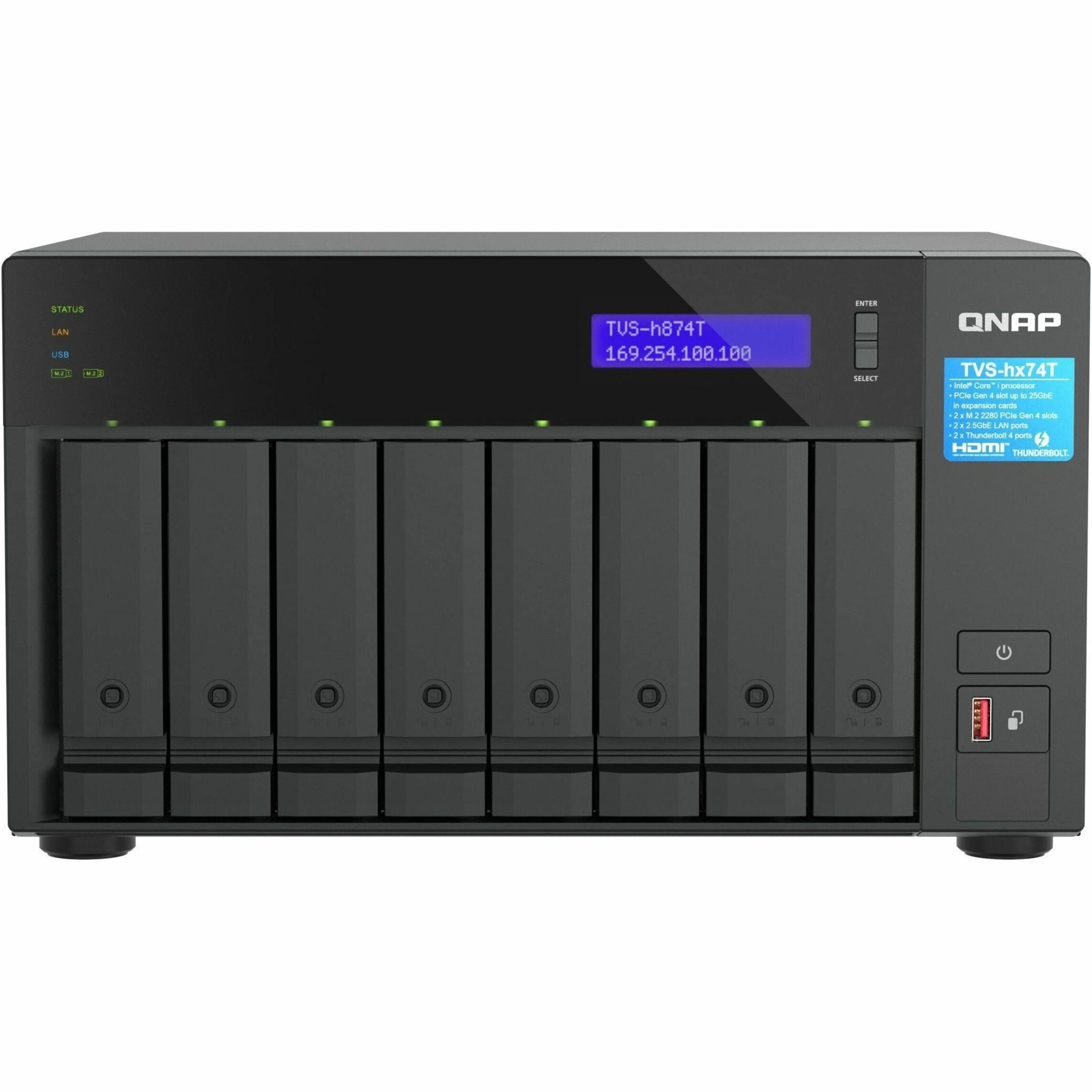 QNAP TVS-h874T-i7-32G NAS Storage System