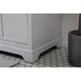 thumbnail image 5 of Elegant Decor Americana 72" Metal MDF Marble Double Bathroom Vanity in Gray, 5 of 8
