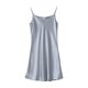 thumbnail image 5 of Camisón de satén para mujer - Vestido sexy para dormir con ribete de encaje - Tirantes ajustables - Largo mini, 5 of 5