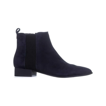 DKNY Womens talie Leather Closed Toe Ankle Chelsea Boots