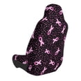 thumbnail image 3 of Picia Breast Cancer Awareness3 Print Waterproof Sweating Car Seat Cover for Post Gym Workout, Running, Beach and Hiking, Universal Fit Anti-Slip Bucket Seat Protector, 3 of 5