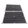 thumbnail image 4 of Delaman Kit de Panel Solar, Panel Solar de Carga al Aire Libre 50W Kit de Panel Solar monocristalino USB Plegable para computadoras portátiles de teléfonos móviles, 4 of 5