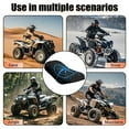 thumbnail image 5 of Uorisanigo ATV Seat Cover Soft Blue Art Print 4 Wheeler Seat Cover Waterproof Motorcycle Cushion Pad, Universal Fit for Most ATV Four-Wheeler Anti-Slip Breathable, 5 of 7