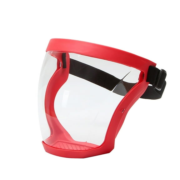 WMGHA Clear Full Safety Face Shield for Adults Women Men, Adjustable & Reusable Super Protective Face Shields with Super Lightweight, High-Definition, Anti-Fog, for Work, Grinding, Cutting
