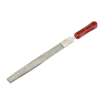 

Diamond File 10-Inch Flat File Diamond Coated Plastic Handle Hand Tool for Grinding Polishing