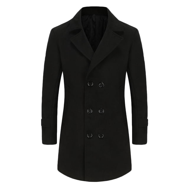 Men Casual Cardigan, Solid Long Sleeve Open Front Coat With Turn Down Collar And Functional Pockets, Lightweight Polyester Outdoor Daily Wear