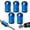 Blue, variant on Borikise Magnetizer & Demagnetizer Tool Set, Instant Magic Bit Lock, Perfect for Power Drills and Furniture Assembly