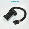 thumbnail image 3 of Interruptor de asiento eléctrico delantero izquierdo de 6 vías para Ford F150 Heritage 2004 F3UZ14A701 negro, 3 of 8