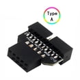 thumbnail image 4 of Adaptador USB 3.0 de 20 pines a USB 2.0 de 9 pines Hugtrwg Para estrenar, 4 of 7
