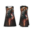 thumbnail image 7 of KLL Cool Tiger Pattern Womens Summer Dresses 2025,Loose Round Neck Sleeveless Sundresses Tank Dresses with Pockets, 7 of 7