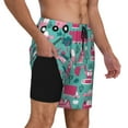 thumbnail image 2 of Fotbe Excavator Men’s Swim Trunks Quick Dry Swim Shorts Board Shorts with Mesh Lining-Medium, 2 of 9