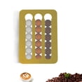 thumbnail image 4 of Soporte para cápsulas de café, estante de almacenamiento de cocina, bandeja vertical y horizontal para pared dorado, 4 of 8