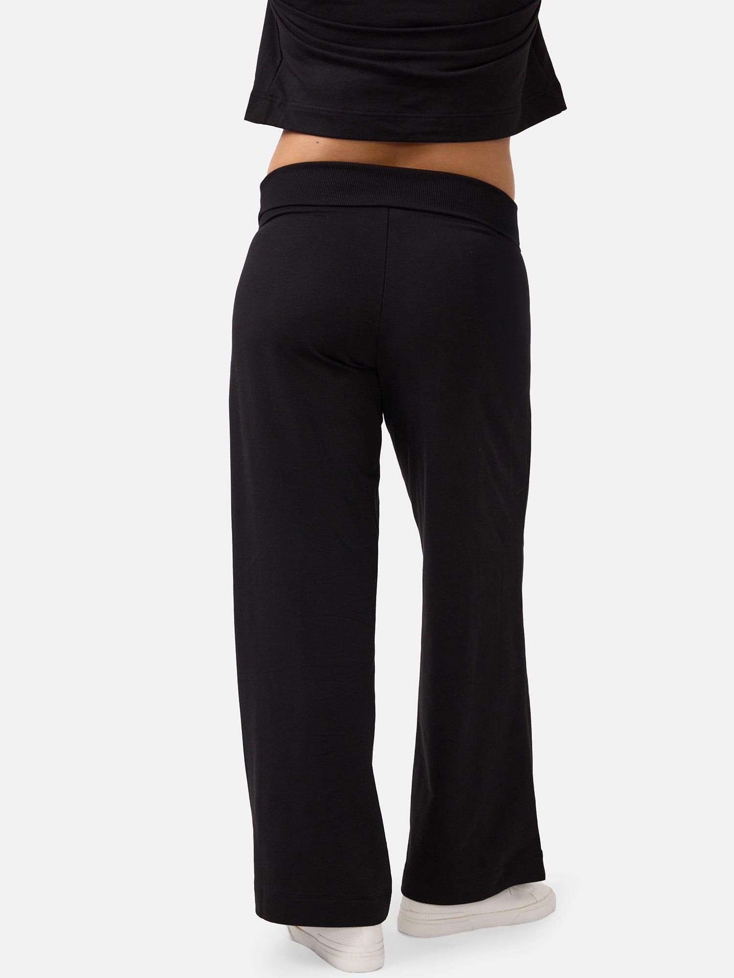 Ingrid & Isabel For Every Belly Women's Maternity Wide Leg Knit Pants, Sizes S-XXL