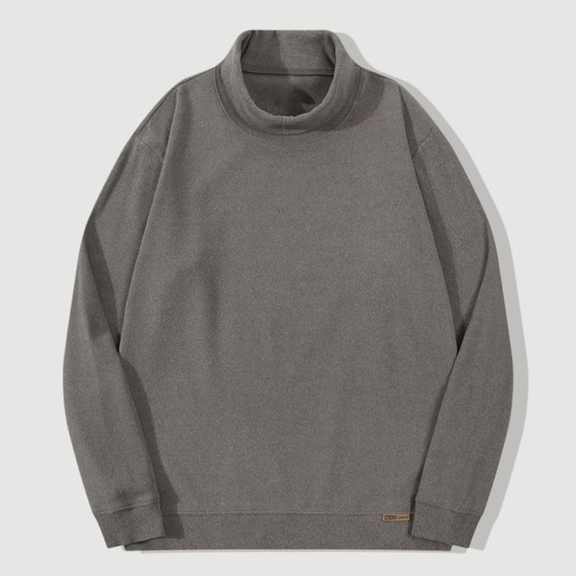 pstuiky camisas de hombre de manga larga, Blusas y camisas de cuello redondo de manga larga de color liso y ajustadas para hombre Tops casuales para hombres xl