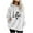 White, variant on CLOISE Lightweight Hoodies for Women Pullover Pockets Plus Size Sweatshirt Heart Long Sleeve Pullover Fleece Clothes
