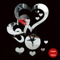 thumbnail image 3 of Acrylic Wall Clock Sticker Heart Creative Wall Hanging Clock Wall Clock Decor, 3 of 10