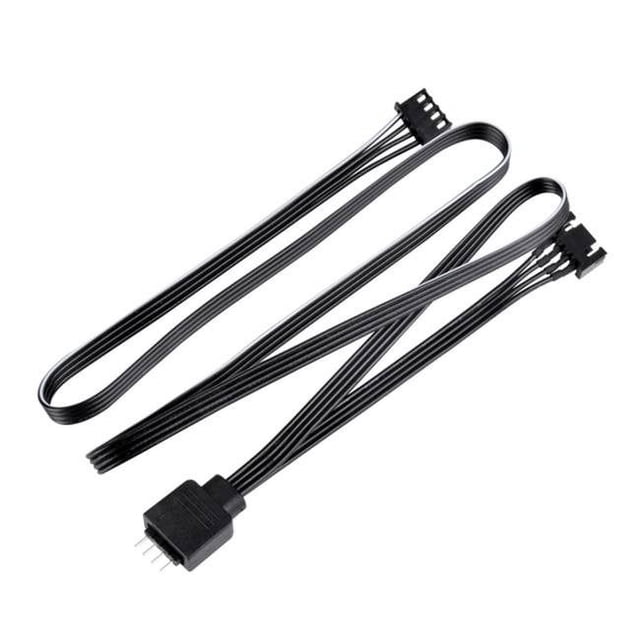 SilverStone Technologies CPL01 Extend RGB 4 Pin Y Cable Pack