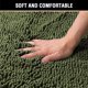 thumbnail image 3 of Alfombra de baño H.VERSAILTEX Loden Soft Shaggy Chenille 50 x 80 cm, 3 of 6