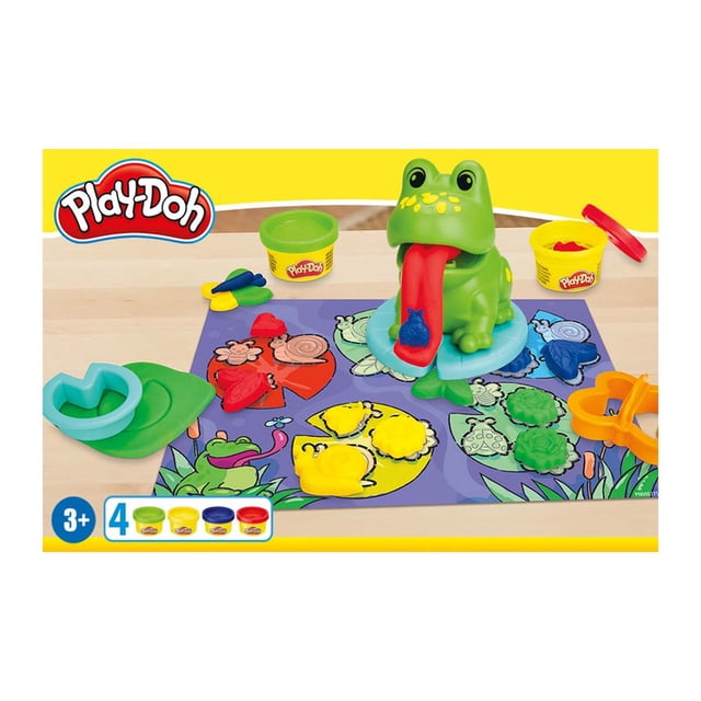 Masa Moldeable Hasbro Set Play Doh Primeras Creaciones con la Rana y los Colores
