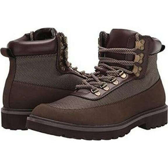 Kenneth Cole REACTION Men's Klay Lug Combat Boot -Espresso - Size 8.5 M New with box/tags