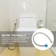 thumbnail image 4 of BRIGHTFUFU Tubos de plomería flexibles de acero inoxidable de 60 cm Mangueras mezcladoras calientes frías Pieza de baño, 4 of 7