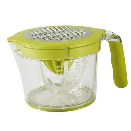 

Mini Manual r Grind Ginger Filter Egg Whites Juice Extractor Fruit Lemon Hand Press Simple Operation - Green