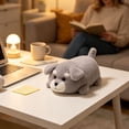 thumbnail image 6 of Realistic Schnauzer Stuffed Animal Plush Toy, Soft Cuddly Sleep Aid Anxiety Relief Plush Doll, Warm Companion Gift for Kids and Adults Animal Lovers, 6 of 7