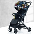 thumbnail image 2 of Yabanana Baby Stroller, Foldable Lightweight Baby Stroller Travel Pushchair for 0-5 years old babies. Black, 2 of 5