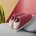 thumbnail image 5 of Aayomet Fuzzy Slippers&nbsp;Women Comfort House Slippers Furry Lined Cozy Indoor Slide,Red 41, 5 of 5