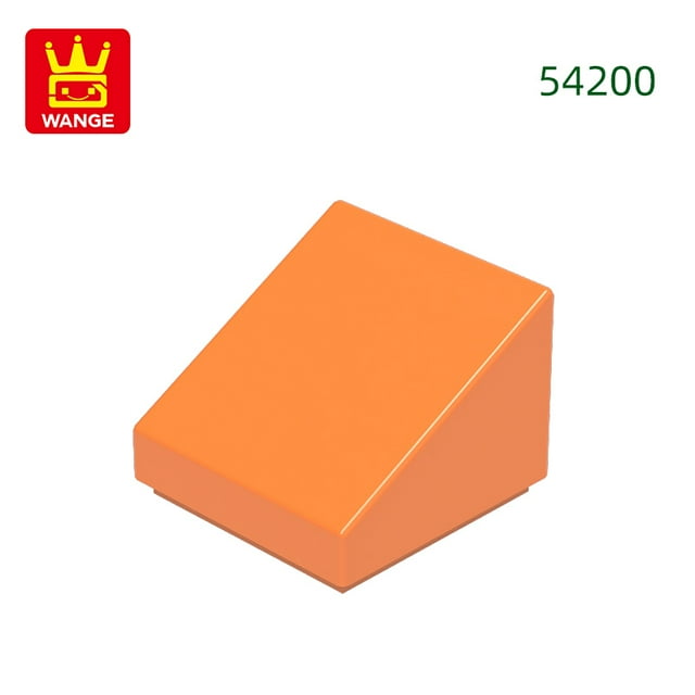 543Pcs/Lot 54200 1x1 Slope Building Blocks Inclined Panel Bricks DIY Compatible with all Brand Toys For Children Gift Box 12.Orange about 588pcs