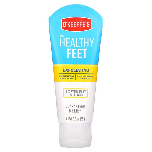 O'Keeffe's, Exfoliating Moisturizing Foot Cream, For Extremely Dry