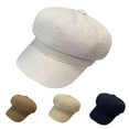thumbnail image 4 of Newsboy Hats for Women, Vintage Cap Beret Style Soft & Warm Winter & Fall Fashion Accessories,Color:Coffee, 4 of 4