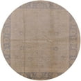 thumbnail image 1 of Ahgly Company Indoor Round Mid-Century Modern Dark Almond Brown Oriental Area Rugs, 5' Round, 1 of 6