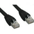 thumbnail image 1 of Câble Ethernet Droit Cat6a 10 Gbit/S RJ-45 Blindé Noir 100 Pieds, 1 of 1