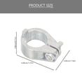 thumbnail image 1 of KONTONTY 1Set Cowbell Bracket Metal Cowbell Clip Simple Design for Drum Enthusiasts, 1 of 8