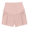 thumbnail image 5 of pstuiky Maternity Gym Shorts Plus Size High Waist Stretch Adjustable Support Comfortable Lounge Wear Pregnancy Maternity Bike Shorts, 5 of 8
