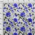 thumbnail image 3 of oneOone Cotton Silk Dark Blue Fabric Florals Sewing Craft Projects Fabric Prints By Yard 42 Inch Wide-R0, 3 of 4