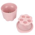thumbnail image 5 of Makeup Brush Cleaning Box Soft Silicone Nail Art Brush Washing Aid with Drying Rack Pink, 5 of 5