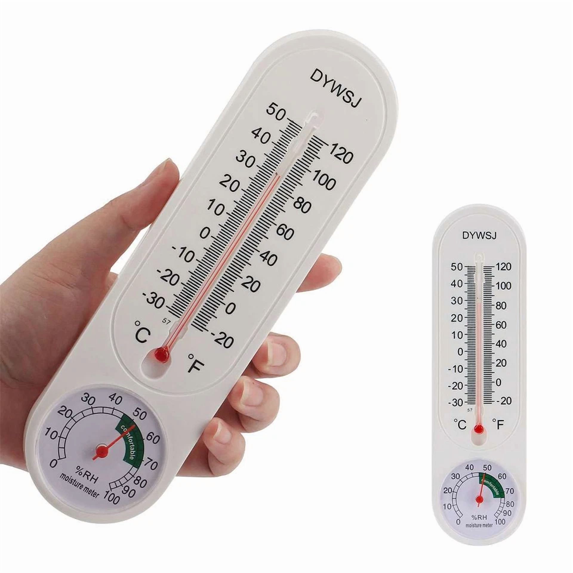 PURELY- 4 Wall Thermometer Indoor Outdoor Home Room Office Garden Greenhouse Temperature