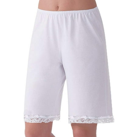 

Women Lace Edge Pettipants Snip-it Culottes Slips Bloomers Lingerie Pajamas Short Pants
