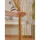 thumbnail image 3 of Nvzi Paquete de 2 cortinas de 39 x 79 pulgadas para puertas, divisores de ambientes,cortinas colgantes con cuentas para puertas de armarios de dormitorios, doradas, 3 of 4