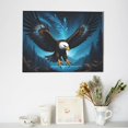 thumbnail image 6 of Gukieu Night Sky Forest Bald Eagle Print Horizontal Canvas Decorative Painting 12x16 Inch Shrinkage Resistant Frame Hanging Home Wall Art Decor, 6 of 6